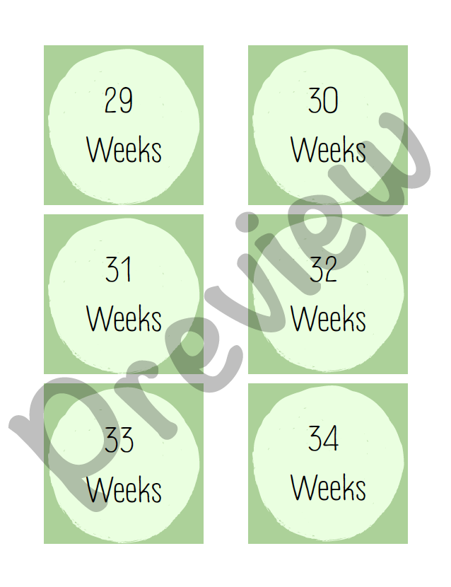 NICU Milestone Cards