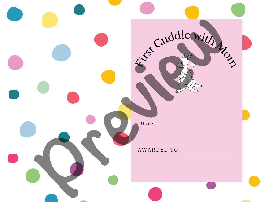 Polka Dot Photo Milestone Cards