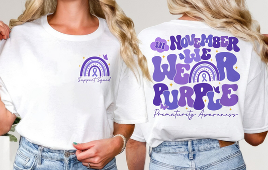 In November, We Wear Purple T-Shirt